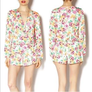 🌸 Surf Gypsy Floral Romper – Size L
